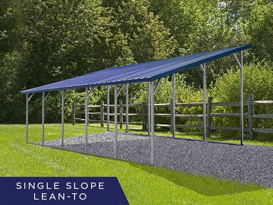 lean to shed with carport